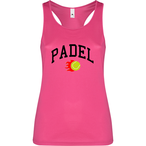 Canottiera Tecnica Donna -Padel Fuoco