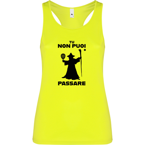 Canottiera Tecnica Donna - Gandalf Tu non puoi passare!