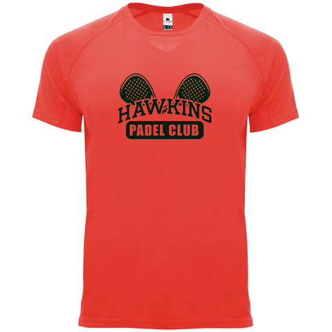 maglietta tecnica - hawkins padel club personalizzabile