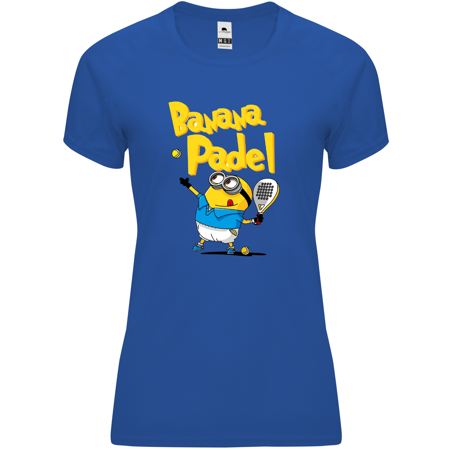 maglietta tecnica - banana padel personalizzabile