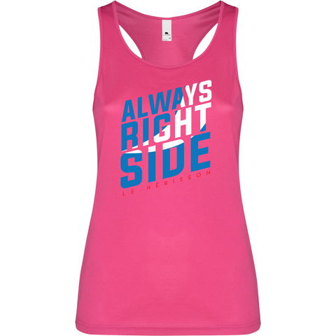 Canottiera Tecnica Donna- Always Right Side personalizzabile