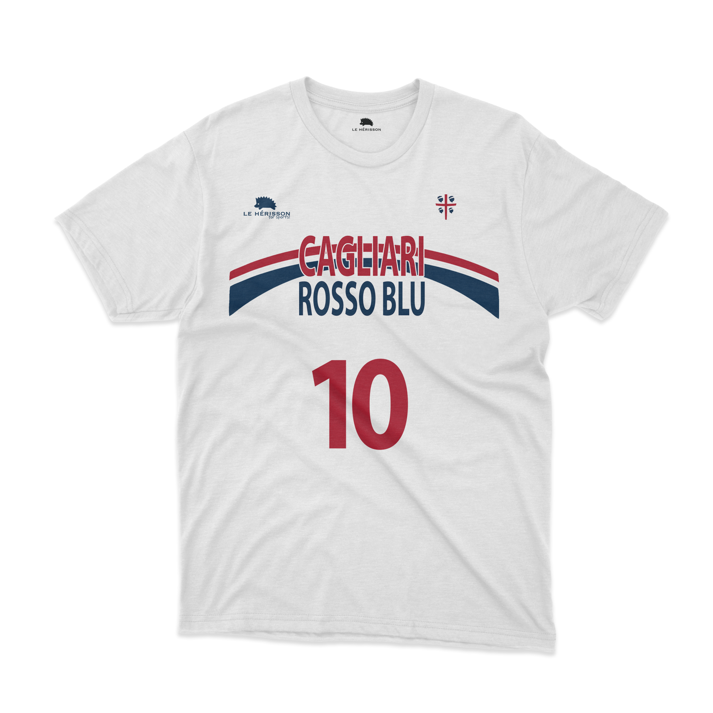 Maglietta Calcio Serie A - Celebrativa Rossoblu Cagliari Rossoblu Cotone o Tecnica Unisex
