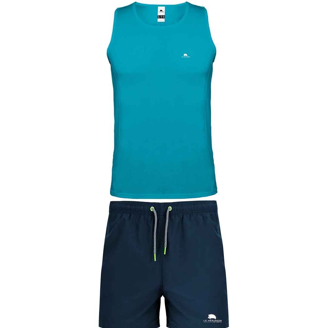 Completino Beach Tennis / Volley - Canottiera + Costume Le Hérisson Classic Small Logo Uomo personalizzabile
