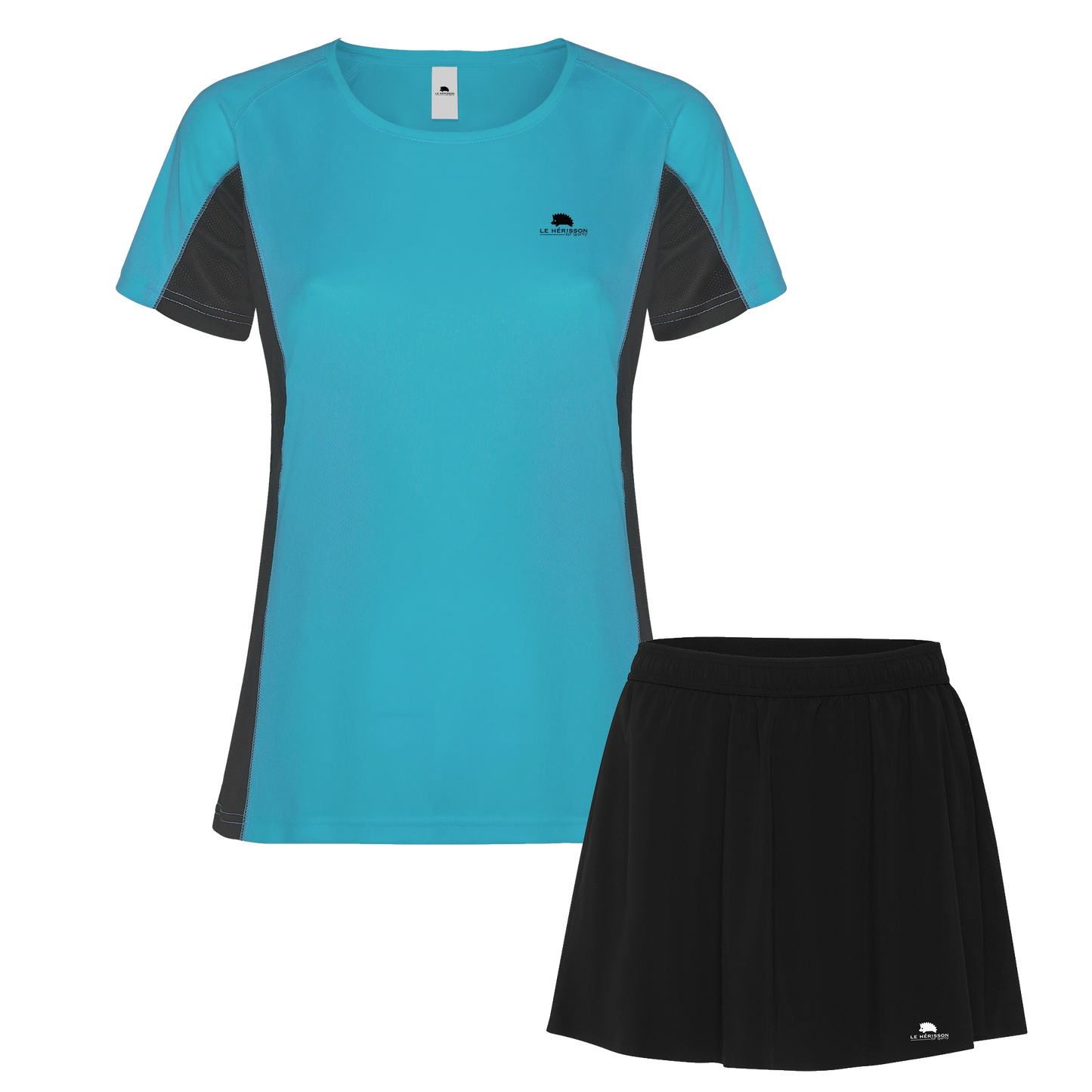 Completino Tennis/Padel Donna - Maglietta e gonna Classic Small SHANGHAI Donna personalizzabile