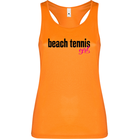 Canottiera Tecnica Donna- Beach Tennis girl Personalizzazione