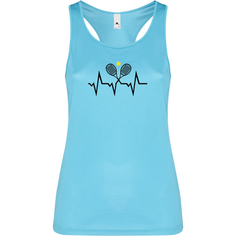 Canottiera Tecnica Donna- Beach Tennis battito Personalizzazione