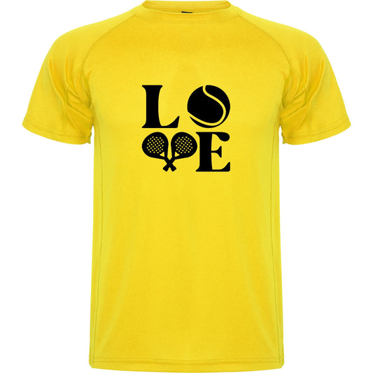 camiseta camiseta- love padel personalizable
