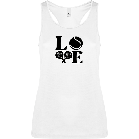 Canottiera Tecnica Donna- Love Padel R Personalizzabile