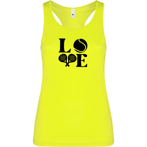 Canottiera Tecnica Donna- Love Padel R Personalizzabile