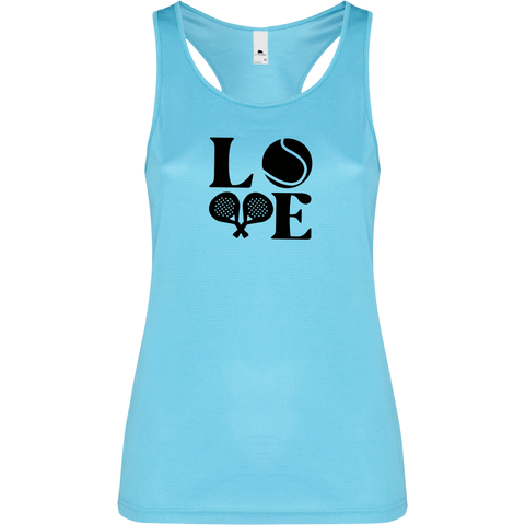 Canottiera Tecnica Donna- Love Padel R Personalizzabile