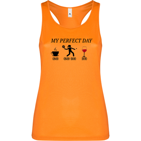 Canottiera Tecnica Donna- My Perfect Day Personalizzazione