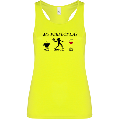 Canottiera Tecnica Donna- My Perfect Day Personalizzazione