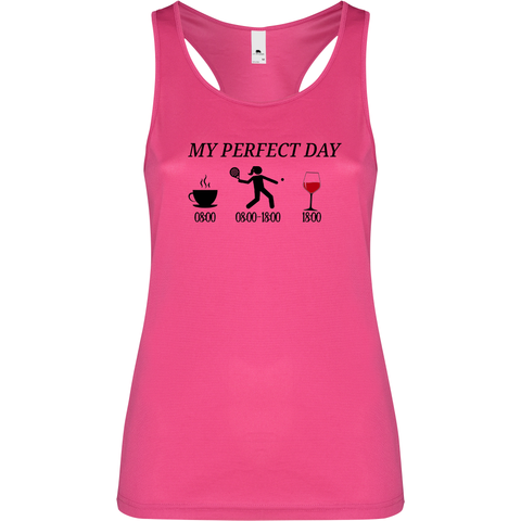 Canottiera Tecnica Donna- My Perfect Day Personalizzazione