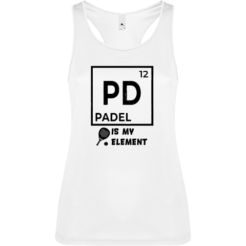 Canottiera Tecnica Donna- Padel Is My Element Personalizzazione