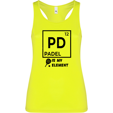 Canottiera Tecnica Donna- Padel Is My Element Personalizzazione