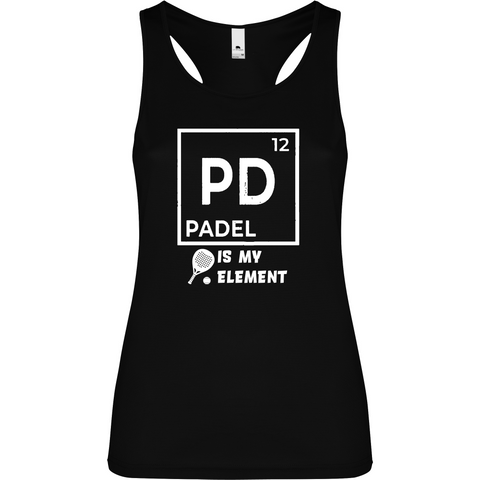 Canottiera Tecnica Donna- Padel Is My Element Personalizzazione