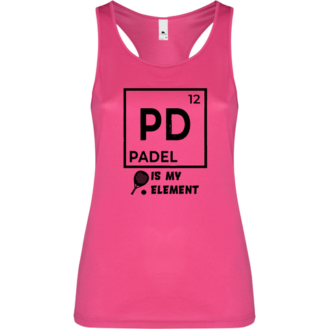 Canottiera Tecnica Donna- Padel Is My Element Personalizzazione