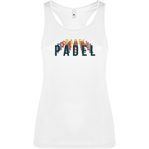 Canottiera Tecnica Donna- Padel multicolor Personalizzazione