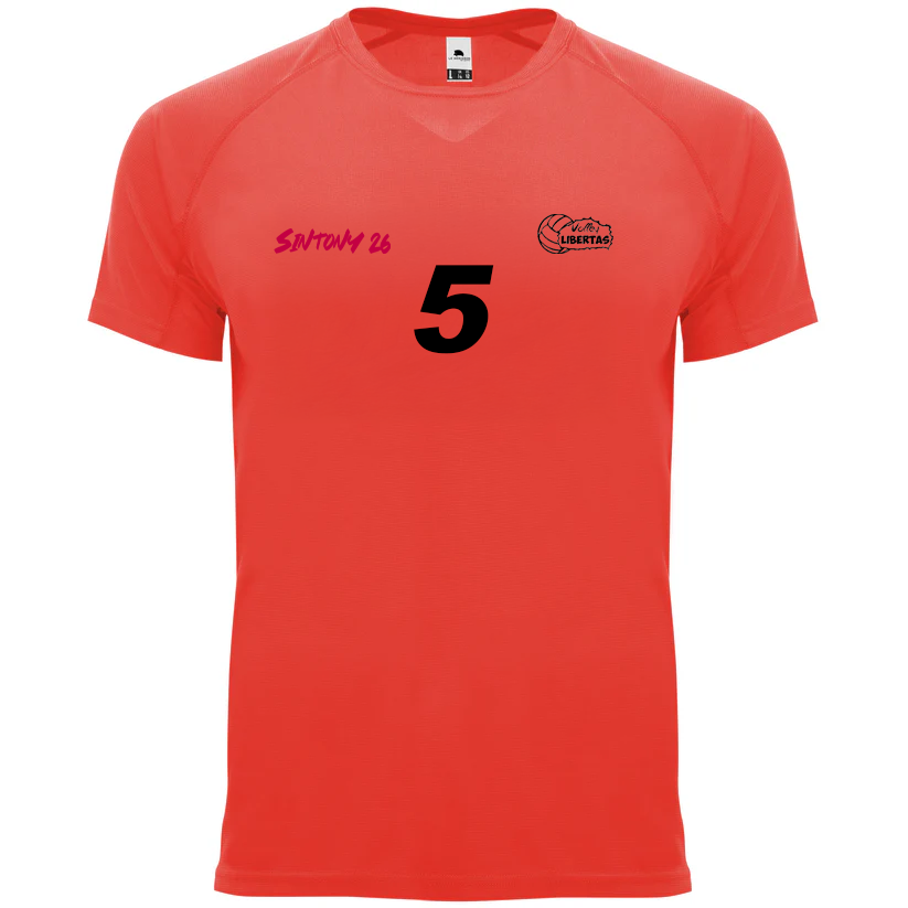 Kit Volley Libertas - Magliette tecniche unisex - numeri fronte/retro omaggio - Vari colori