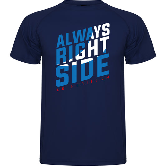 maglietta t-shirt- Padel Always Right Side  personalizzabile