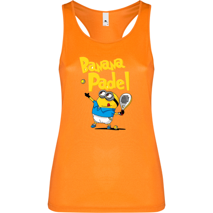 Canottiera Tecnica Donna -banana padel