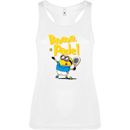 Canottiera Tecnica Donna -banana padel