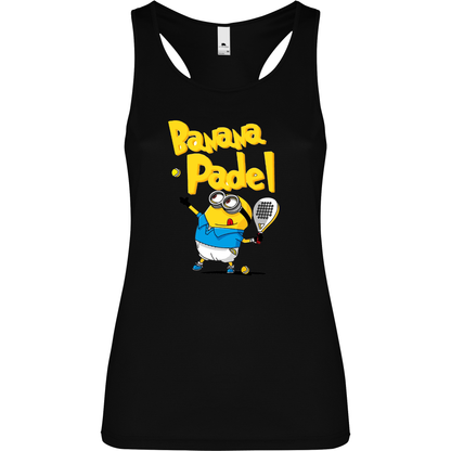 Canottiera Tecnica Donna -banana padel