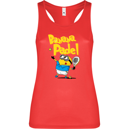 Canottiera Tecnica Donna -banana padel