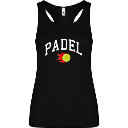 Canottiera Tecnica Donna -Padel Fuoco