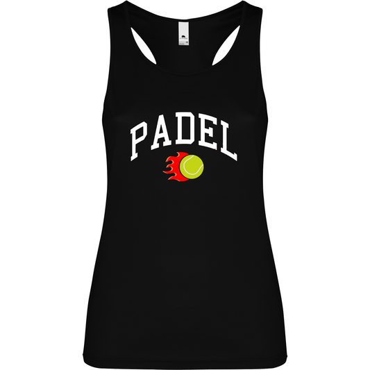 Canottiera Tecnica Donna -Padel Fuoco