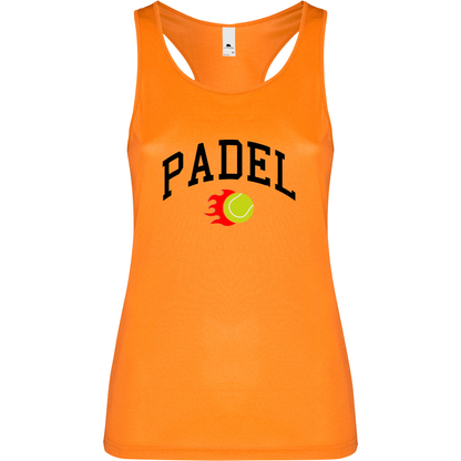 Canottiera Tecnica Donna -Padel Fuoco