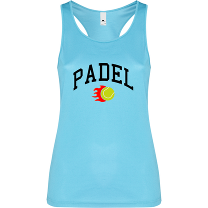 Canottiera Tecnica Donna -Padel Fuoco