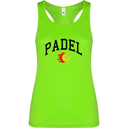 Canottiera Tecnica Donna -Padel Fuoco