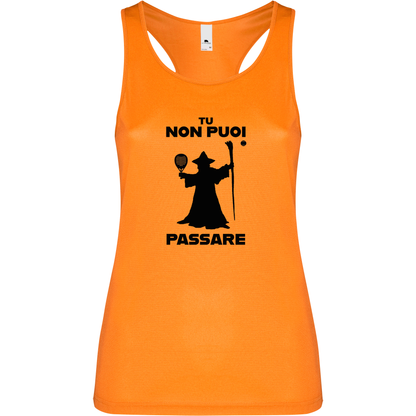 Canottiera Tecnica Donna - Gandalf Tu non puoi passare!