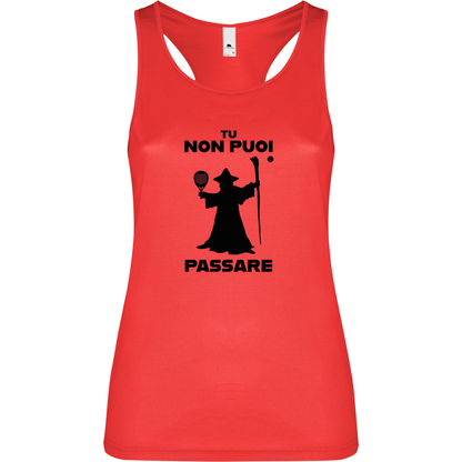 Canottiera Tecnica Donna - Gandalf Tu non puoi passare!