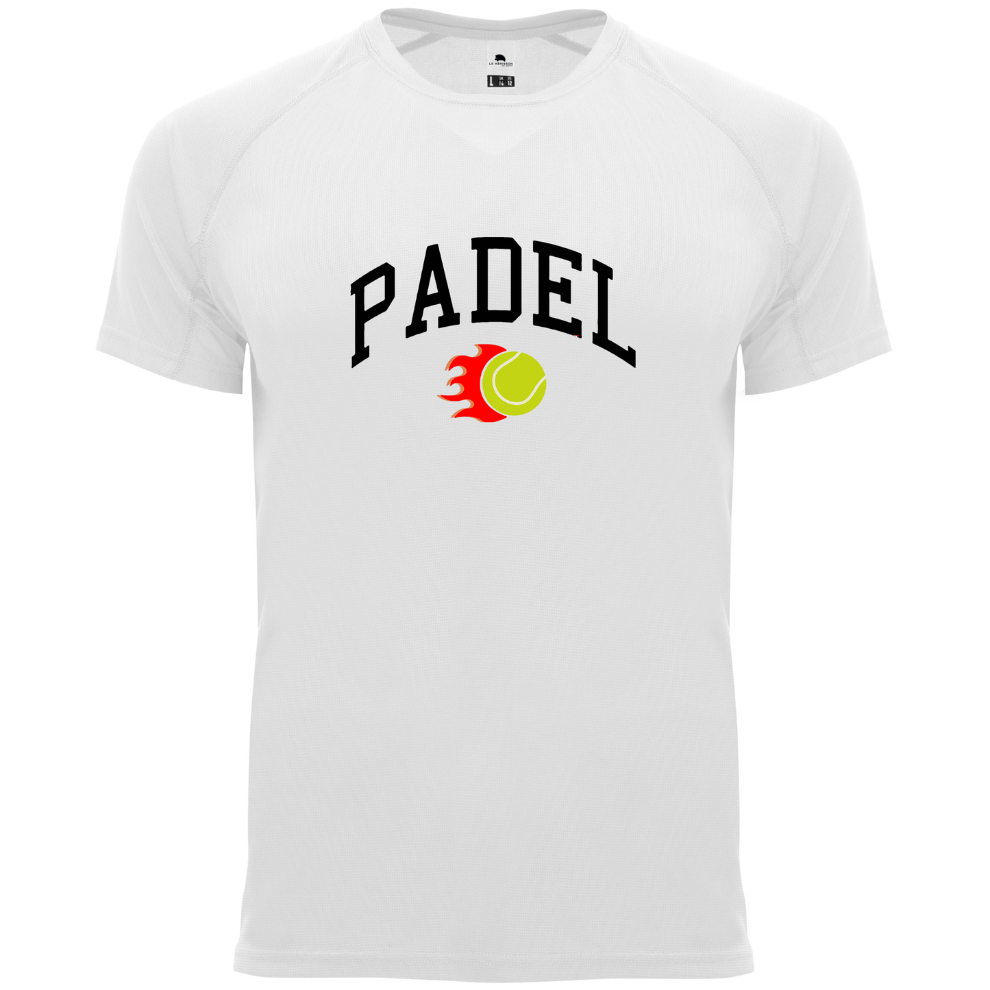 maglietta tecnica -padel fire personalizzabile