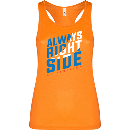 Canottiera Tecnica  Donna- Always Right Side personalizzabile