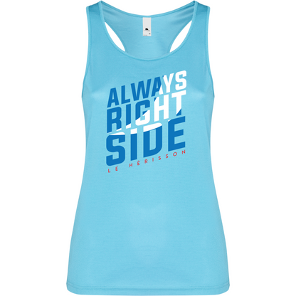Canottiera Tecnica  Donna- Always Right Side personalizzabile