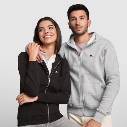 Felpa zip con cappuccio - MONTBLANC Le Hérisson Classic Small Logo Uomo/Donna/Bambino personalizzabile