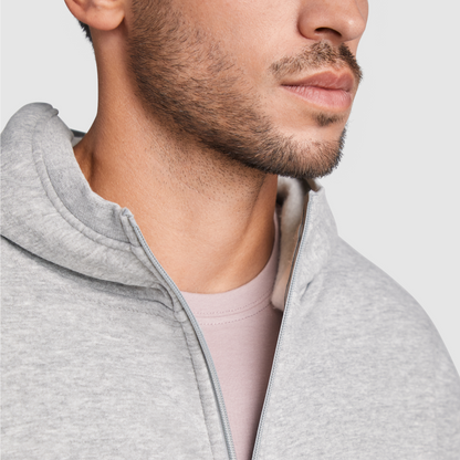 Felpa zip con cappuccio - MONTBLANC Le Hérisson Classic Small Logo Uomo/Donna/Bambino personalizzabile