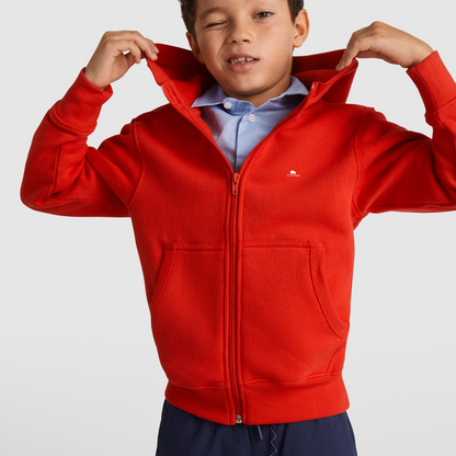 Felpa zip con cappuccio - MONTBLANC Le Hérisson Classic Small Logo Uomo/Donna/Bambino personalizzabile