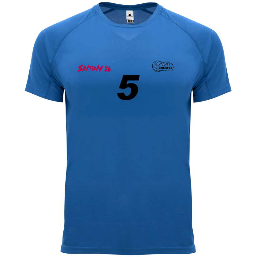Kit Volley Libertas  - Magliette tecniche unisex - numeri fronte/retro omaggio - Vari colori