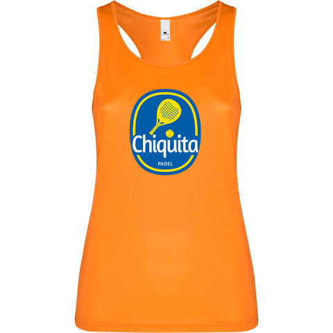 Canottiera Tecnica  Donna- Chiquita Padel personalizzabile
