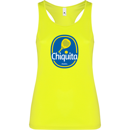 Canottiera Tecnica  Donna- Chiquita Padel personalizzabile