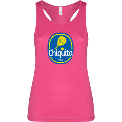 Canottiera Tecnica  Donna- Chiquita Padel personalizzabile