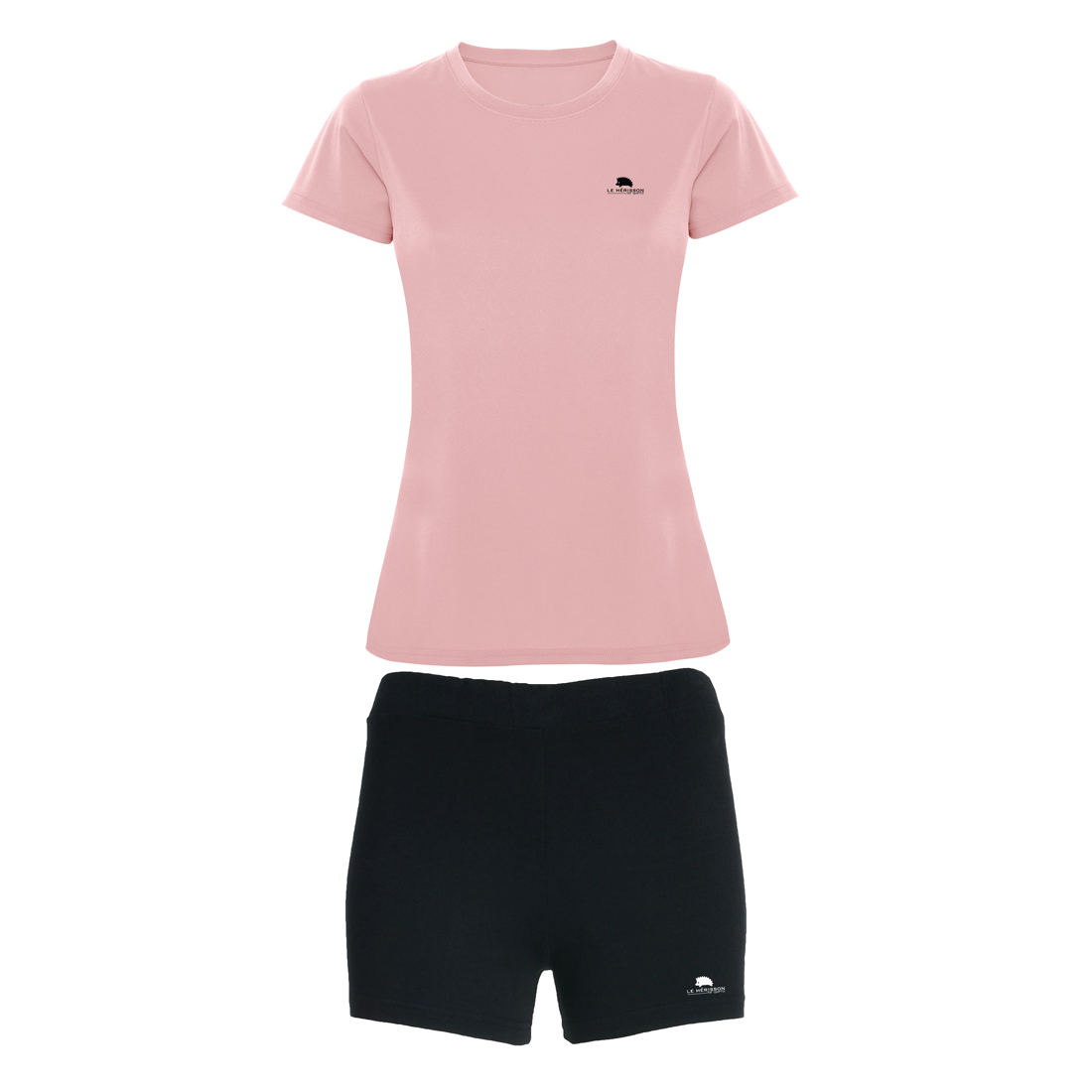 Completino Volley - Maglietta tecnica + Pantaloncini Shorts Le Hérisson Classic Small Logo Donna Personalizzabile