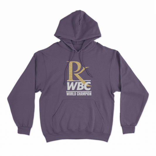 Felpa cappuccio Official Merchandising Patrick Cappai - Logo PK Oro WBC Boxe