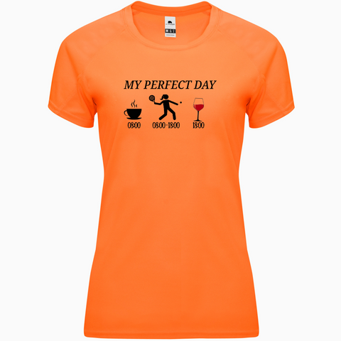maglietta t-shirt- LHB Padel la mia giornata perfetta - my perfect day