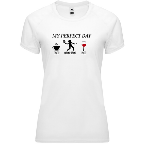maglietta t-shirt- LHB Padel la mia giornata perfetta - my perfect day