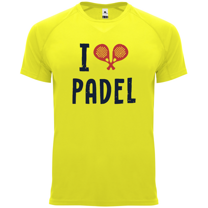 camiseta camiseta - me encanta el padel personalizable 